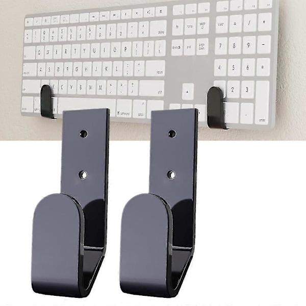Veggmontering Universal for Tastatur Universal Trådløse Gaming Tastatur Holder [DB] 4pcs