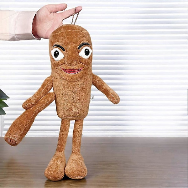 Tralalero Tralala Leksak Gosedjur Italiensk Brainrot Djur Leksaksdocka Present till Fans Pojkar Flickor [DB] Wooden Man