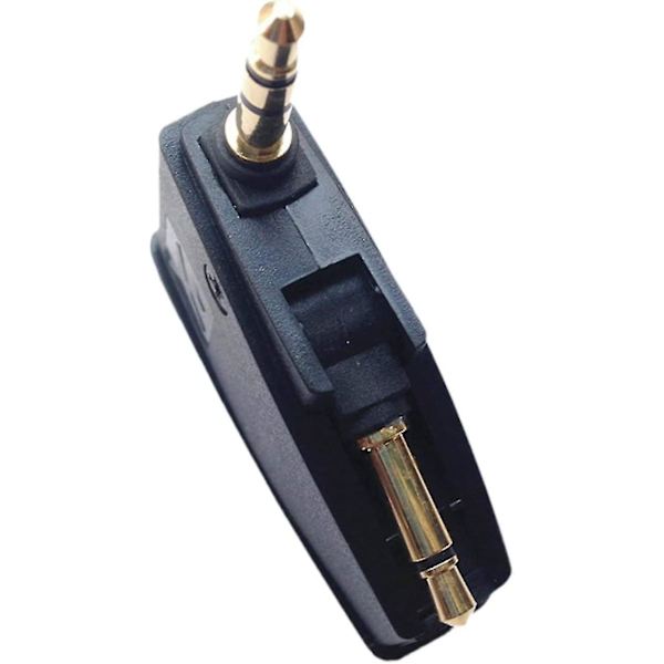 Støjreduktion Flyvemaskineadapter til Bose Quietcomfort 2 Qc3 Qc15 Qc25 Qc35 Qc20i Sounlink Ae2 Ae2w Flere Hovedtelefoner Gul Plade -gt {DB