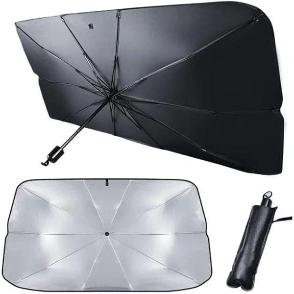 Bilvindruta solskydd UV-strålar och värme solskyddsskydd Vikbar reflektor vindrutor paraply