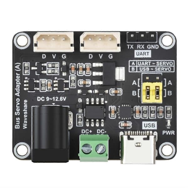 Seriell buss servodriverkort for /for /ESP32 [DB] 24 PCB