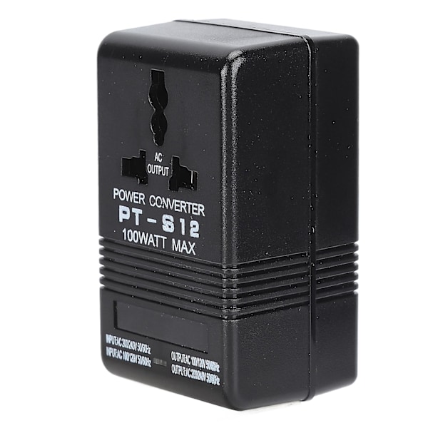 Spänningsomvandlare AC 100v-120v till 220v-240v Steg Upp Buck Strömförsörjningsadapter Transformator 100w db