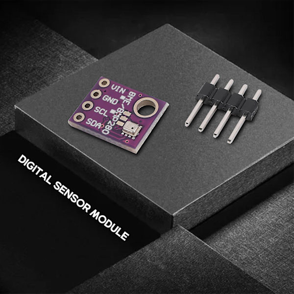 3 st BMP280 Kompatibel med BMP280 Digital 5V Temperatur Fuktighetssensor Atmosfärisk Barometrisk Pr [DB] purple