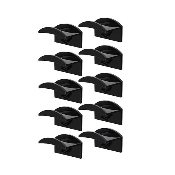 12st självhäftande hattkrokar för vägghatställ för baseballkepsar, minimalistisk design för hatthylla, starkt h