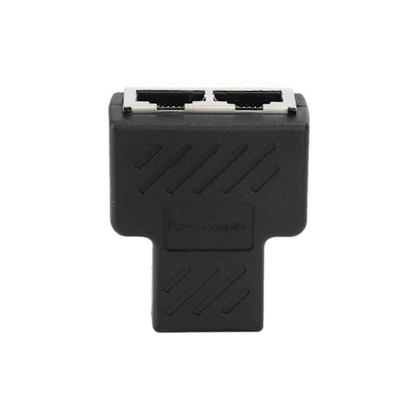 RJ45 Splitter Adapter 1 til 2 Vejs Dobbelt Hun Port CAT5/6/7 LAN Ethernet Kabel Az FK [DB]