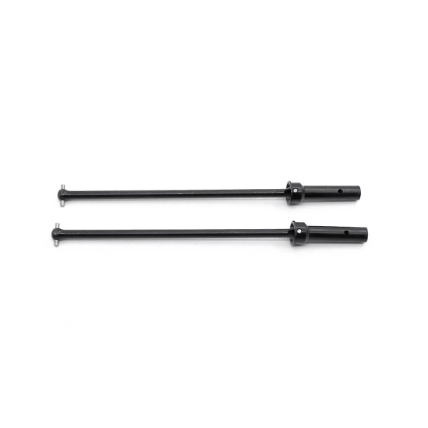 2 st metall främre bakre drivaxel drivaxel Cvd för Arrma 1/5 Outcast Kraton 8s Rc lastbil bil uppgra [DB] black