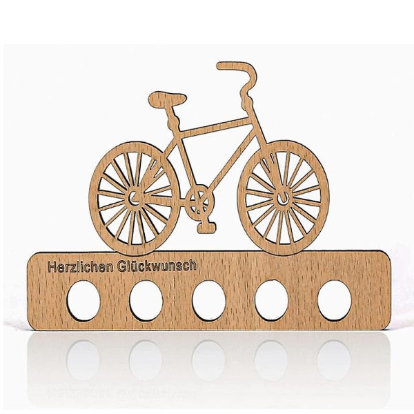 Cykelgåvor, Träkort Pengar Cykelutrustning, Födelsedagspresenter Db