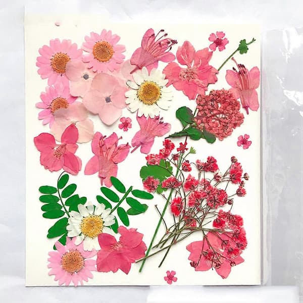 Handgjort blommaterial DIY-set för dekoration med 30 st