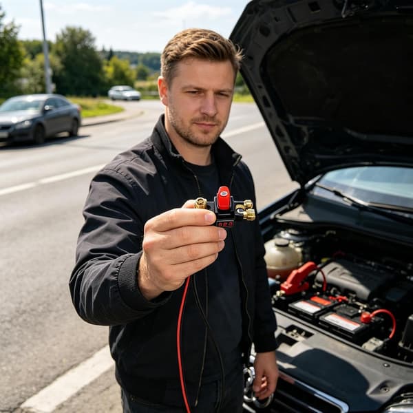 Bilbatteribryterkontroller, universell ren kobber 12-24V strømbryter - batterikontrollbryter (DB)