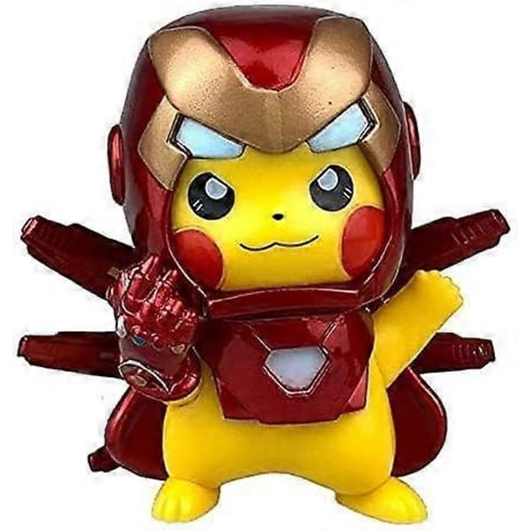 Iron Man Actionfigur, Superhelt Cosplay Iron Man Mk85 Actionfigur Statuer Fødselsdagsgaver Pvc 4\" db