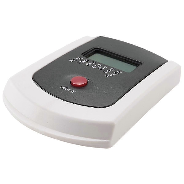 Monitor Speedometer med puls for stasjonære treningssykler, magnetisk sykkel [db] white