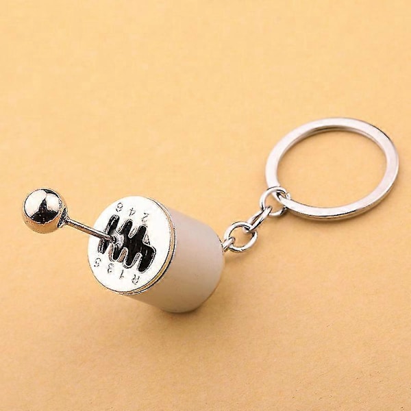 2 st Mini Bil Växelspak Fingertoppsleksak Simulering Automatisk Växellåda Leksak Manuell Växel Anti-stress Fidget Leksak Lämplig För Pojke Db silver