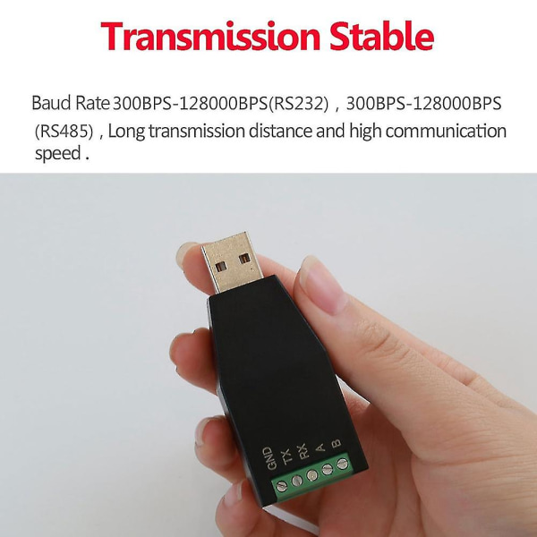 Usb till Rs232 Rs485 Usb Seriell Kommunikationsmodul Industriell Klass Usb-232/485 Signalkonverterare