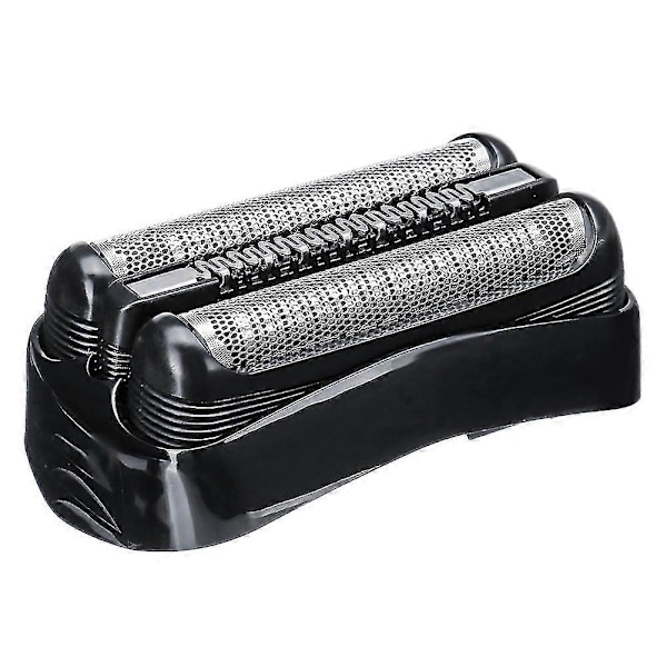 2 stk 21b Erstatningshode for Serie 3 Elektriske Barbermaskiner - Kompatibel med 301s, 310s, 320s, 330s, 340s, 360s, 3010s, 3020s, 3030s db blacksilver