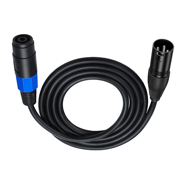 Speakon til XLR Han-kabel Speakon Stik Hun til XLR Han Forlængerkabel med Twist Lock til Studio Mikrofon DB