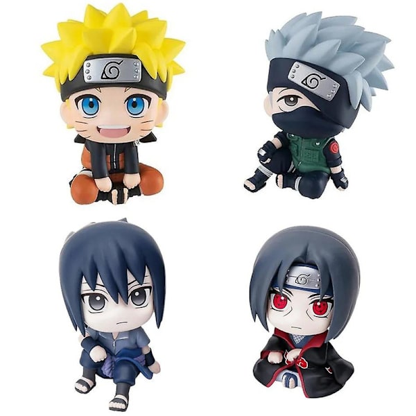 9cm Naruto Anime Figur Uzumaki Naruto Kakashi Uchiha Sasuke Itachi Söta Leksaker Q Figurals Action Figurine Modell Db Uzumaki NARUTO