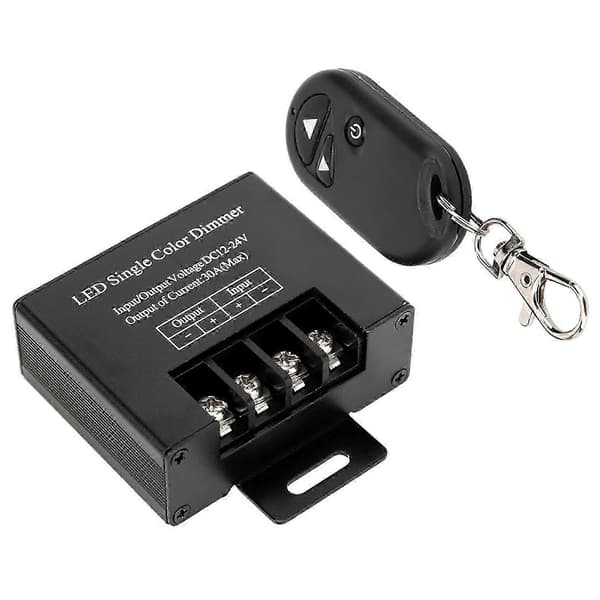 30A, 720W RF lysdæmper med 3 knapper til DC12/24V controller [DB]