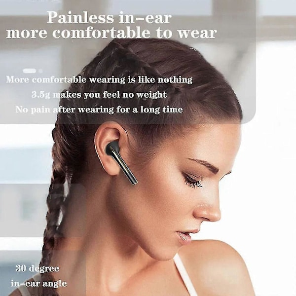 J18 TWS Bluetooth -kuulokkeet, vedenkestävät stereo musiikki pelikuulokkeet, langattomat [Db] Azure Style A