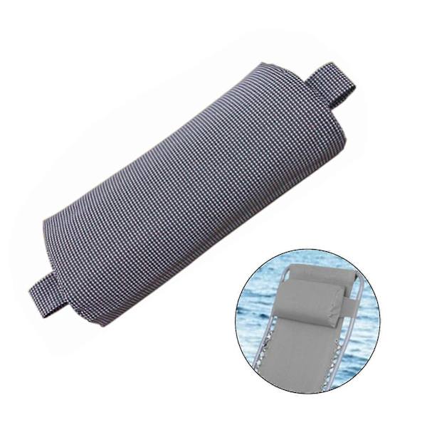 Fällbar Stol Huvudstöd Kudde för Huvudkudde Trädgård Strand Lounger Pad [DB]