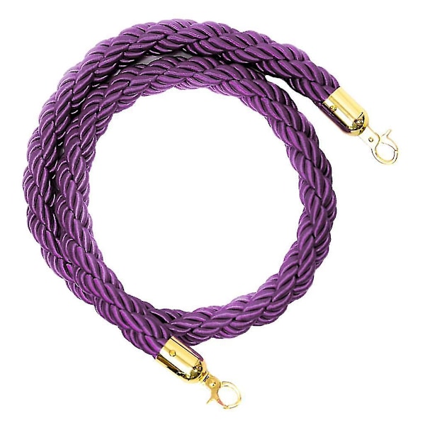 Tauverkbarrierer - Tunge Plysjfolkemengdekontrollstativer db Purple 1.5m