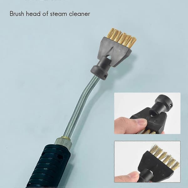 Til SC1 SC2 SC3 SC4 flad kobberbørste rengøringsbørste til damprenser tilbehør adapter hjemmerengøring [DB]