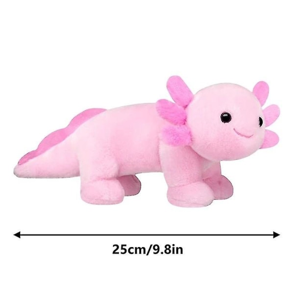 25cm Uusi söpö seisoo Axolotl pehmolelu pehmoeläin vaaleanpunainen Build A Bear tyyny nukke lapsille syntymäpäivälahja sisustus [DB]