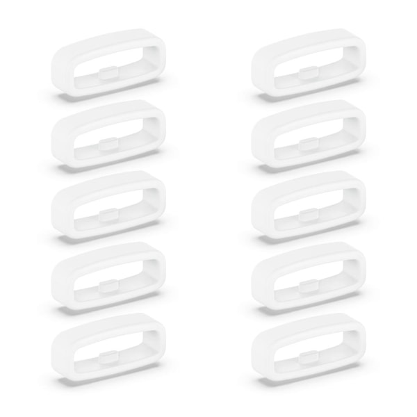 Armbandsbandshållare Silikon Fäst Ringhållare 18mm/20mm/22mm Bältesöglor { DB} White 18MM