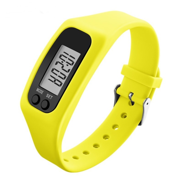 Watch LCD-näytöllä Helppokäyttöinen Walking Fitness Tracker -rannekoru
