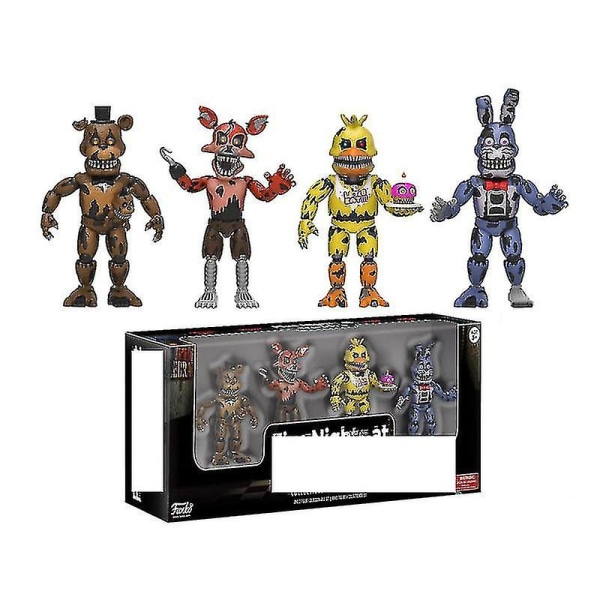 Funko Nightmare Set 4 hahmoa: Five Nights At Freddy's Fnaf 4 Nightmare Set 4_y Db