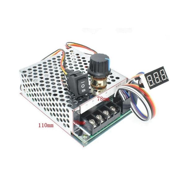 Toveis DC-motorhastighetsregulator med digital display
