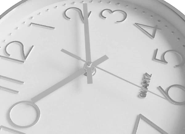 Väggklocka 12 tum Tyst Tickfri Väggklocka db gray