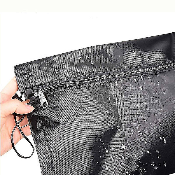 Vattentät och UV-beständig roterande torktumlare skyddande lock roterande torktumlare skyddande lock skydda utomhus torkställ black 30*30*168cm