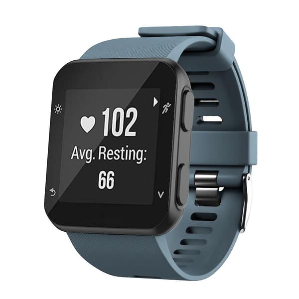 Silikone Urrem Til Garmin Forerunner 35 Til Garmin Forerunner 35 [DB] Blue Grey