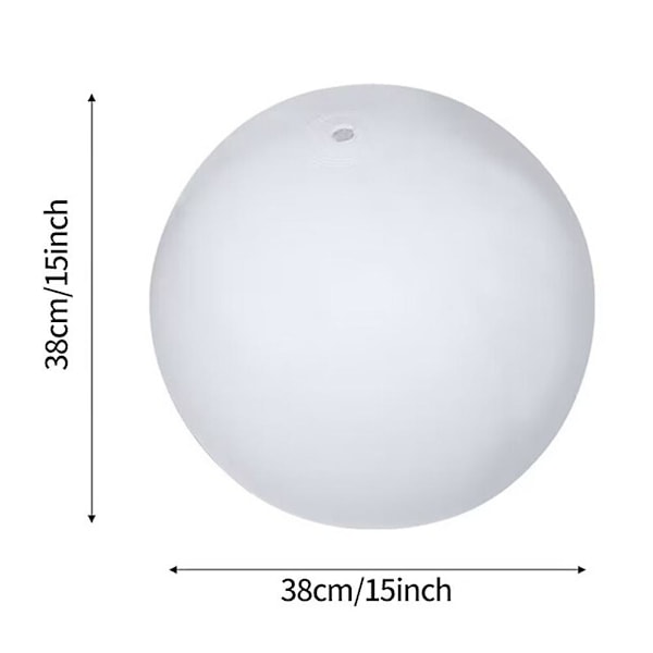LED-lampa 16 Färger Luminous Strandboll Multifunktionella Dekorativa Bollar för Innergårdsfest [DB] Set A With Pump