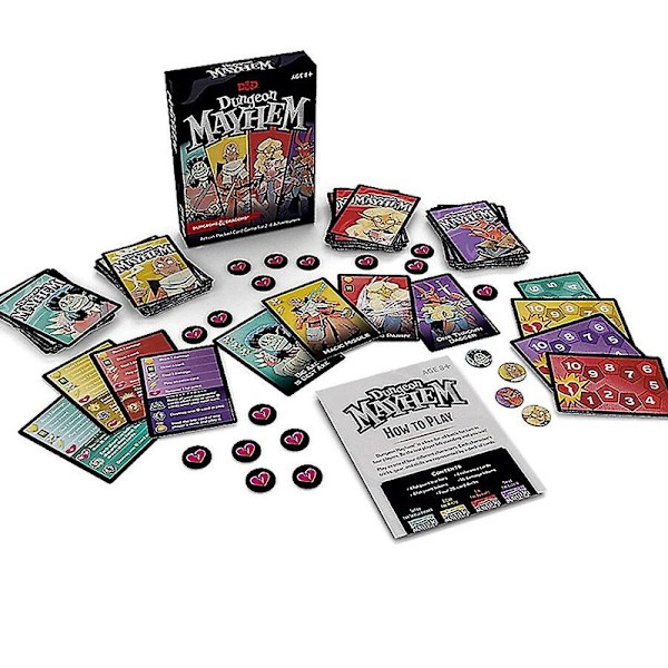 Dungeones Mayhem Dungeonsing Dragons Kortspel 120 Kort Leksak Underhållning Fest Familj Vänner Strid För Baldurs Gate Brädspel DB basic and expansion