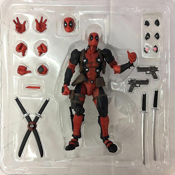 Legends X-men nr 001 Deadpool Actionfigur Fantastisk Revoltech Kaiyodo Leksak_tmall Db