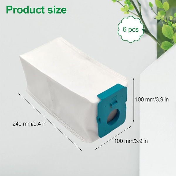 Pieces Clean Station Støvpose for Samsung Bespoke VS20A95923W, Støvsugerposer, Støvsugerposer [DB]