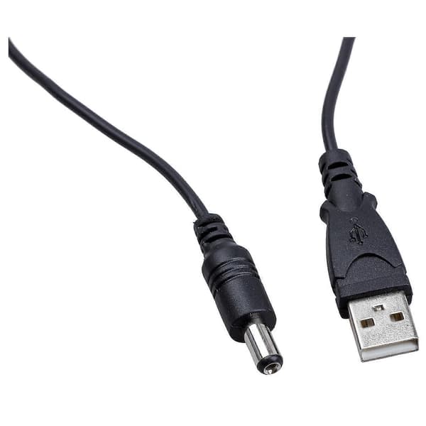 USB til 5,5 mm / 2,1 mm 5V DC Barrel Jack Strømkabel (haoyi [DB]