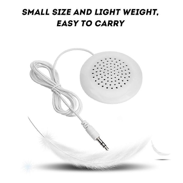 Kudde-högtalare 3,5 mm Mini Stereo Högtalare Ny DIY för MP3 Telefon Bärbar CD {DB}