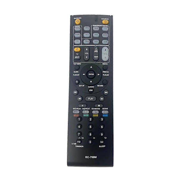 Fjärrkontroll för Onkyo AV-receiver för TX-SR309 TX-NR509 TX-SR608 TX-SR508 TX-NR747 TX-NR646 TX-NR545 HT-RC630 TX-SR33 New edition