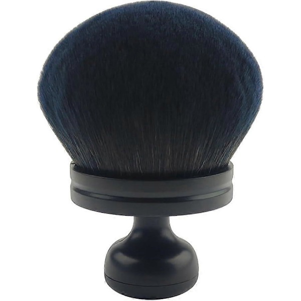 Extra Stor Kroppssminkborste För Ben & Bronzer Solskyddsmedel Applikator Foundation Oval Med Väska Guld Svamp [DB] black