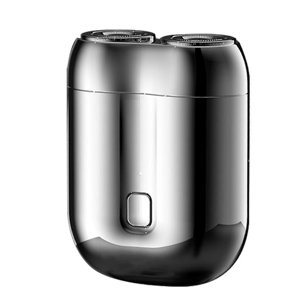 USB Uppladdningsbar Mini-rakapparat Fickstorlek Bärbar Elektrisk Rakhyvel För Män [db] Silver
