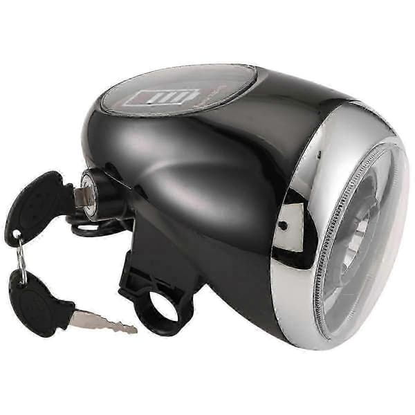 Til Citycoco Elektrisk Scooter Angel Eye 60V Hastighed Strømmåler Tilbehør Forlygte Nøgle Loc [DB]