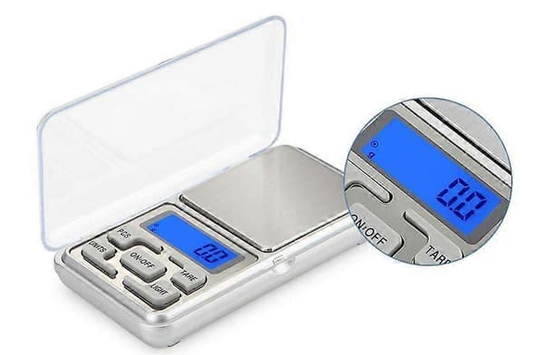 Elektroninen koruvaaka 0.01-200g LCD-vaaka [DB] silver/gray
