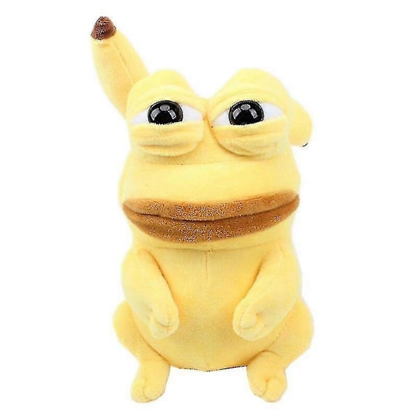 26cm Frosk Plysjleketøy Pepe Frosk Jenny Grønn Gul Frosk Dyr Utstoppet Plysjdukke Leker For Barn [DB] 25CM Yellow