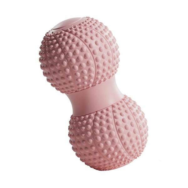 Maapähkinähierontapallo Syväkudosten Lihasrentoutukseen Kaksoislakrossirullalla Fysioterapia Jalat Kädet Vyötärö Vatsa Selkä Jalka Koko Kehon Hieronta DB Pink