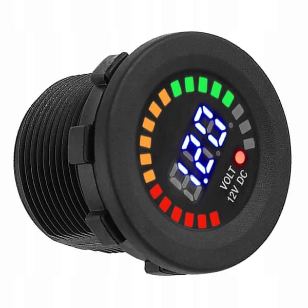 12V Motorcykel Bil LED Digital Voltmeter [DB]