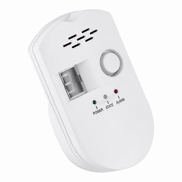 Natur Gas Detektor: Plug-in Multi-gas Detektor til Naturgas og LPG, 85 dB, til Kulmonoxid, Naturgas & LPG, 85 dB (gassensor) [DB]
