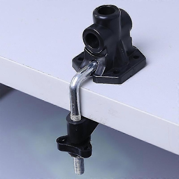 Beslagklemme DIY fast skrivebordslampe clips fittings skrue kamera flash holder passer til mikrofonstativ skrivebordslampe [DB]