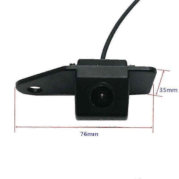 Til Mitsubishi Outlander Sport/asx/rvr 2011-2017 Bakkamera Backup Kamera Revers Parkeringskamera [DB] black